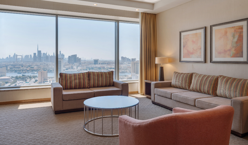 Corner Suite at Swissotel Al Ghurair