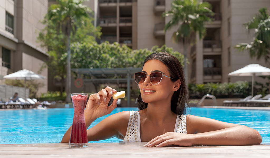 Pool-side Dining